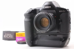 【Exc+5】 Canon EOS-1N HS 35mm Film Camera Body + EF 50mm f/1.8 II Lens From JAPAN - Picture 1 of 18