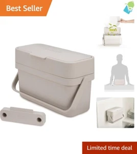 1 Gallon Compost Caddy with Adjustable Vent and Wide Opening for Easy Scraping - Picture 1 of 9