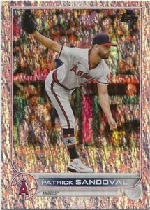 2022 Topps Factory Set Patrick Sandoval Sparkle Foil Board /390 Angels #428 - Bild 1 von 1