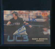 1996 Sportflix #103 Dante Bichette Rockies Signed Autograph (GW53) SWSW6