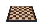 Handmade Wooden Chessboard Ebony Wood and Maple Wood Only Board- 19" (50mm sq )