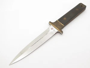 Vtg '80s Al Mar Fang II Hattori Seki Japan Dagger Fixed Blade Knife (Unfinished) - Bild 1 von 9