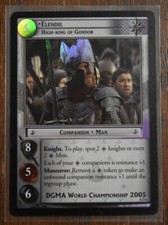 Lord of the Rings (LOTR) TCG 0D6 ELENDIL, HIGH KING OF GONDOR Foil Promo