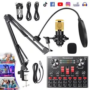 BM800 Condenser Microphone Podcast Music Mixer Equipment Home Studio Recording - Picture 1 of 12