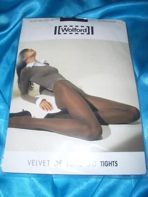 WOLFORD Velvet de Luxe 50 den Strumpfhose Gr. XL 48-52 mocca blickdicht OVP - Bild 1 von 2