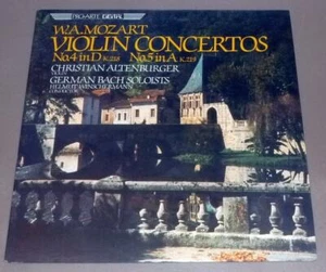 CHRISTIAN ALTENBURGER LP Mozart Violin Concertos - ProArte PAD-115 (1982) - Foto 1 di 1