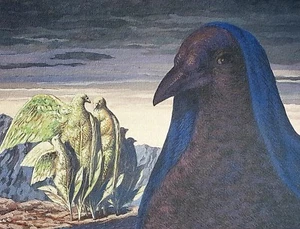 René Magritte, Prince Charming, Hand Signed Lithograph - Picture 1 of 4