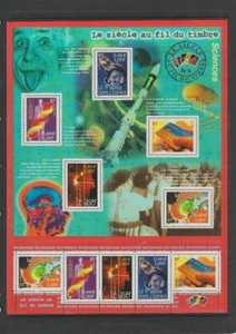 France 2001 SG3756 10v sheet NHM The 20th-century (4th issue)-Science/Space-Yuri - Picture 1 of 1