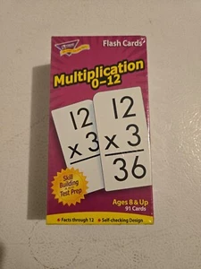 Trend Flash Karten Multiplikation 0-12 ab 8 Jahren 91 Karten Neu in Verpackung - Bild 1 von 2