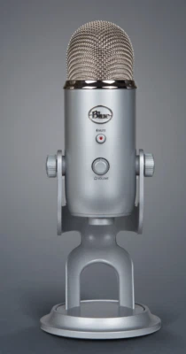 Logitech Yeti Blue Premium Multi-Pattern USB Microphone Silver New Sealed Box - Image 1 of 4