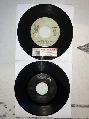 Lot x 2 EDDIE RABBITT 45 You Don't Love Me Anymore / I Wanna Dance With You - Image 1 of 4