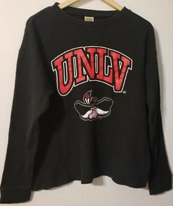UNLV University of NV Las Vegas Rebel Thermal Long Sleeve Shirt Unisex Medium - Picture 1 of 9