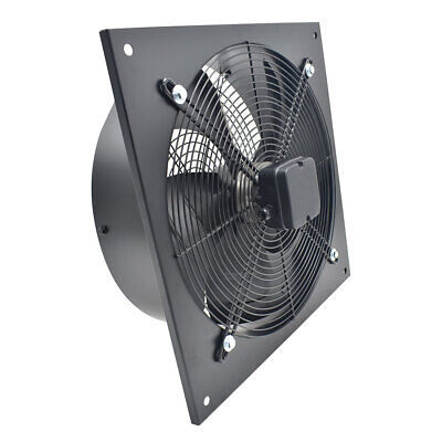 Industrial Commercial Kitchen Extractor Fan Metal Black Air Blower Ventilation • 45.95£