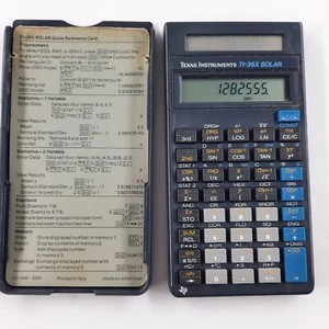 Texas Instruments TI-36X Solar Scientific Calculator 6 Inches Works Great - Picture 1 of 12