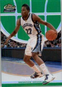 2005-06 Finest Refractors Green #147 Rudy Gay /129