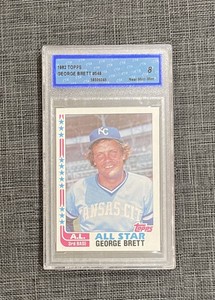 George Brett 1982 Topps #549 All Star 8 NM-MINT Royals HOF