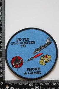PARCHE DE LA FUERZA AÉREA DE GUERRA DEL GOLF VUELA 10000 MILLAS PARA FUMAR UN ESCUADRÓN DE CAMELLOS SQDN - Imagen 1 de 1