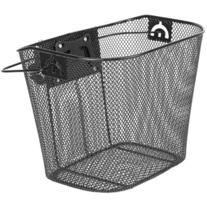 Fahrradkorb Metall Korb Vorne Lenkerkorb Klick Fix Einkaufskorb Lenker Retoo - Bild 1 von 14
