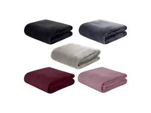 Couchdecke XL » Kuscheldecke 150 x 200 cm » hochwertige Flanelldecke » Microfase - Bild 1 von 23