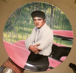 BRADFORD EXCHANGE DELPHI ELVIS "at the Gates of Graceland" Limited Edition Plate - Bild 1 von 4