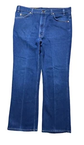 Vintage 1990er Levi's 517 Orange Tab USA Bootcut Jeans Herren 40x30 dunkelblau Stretch - Bild 1 von 11