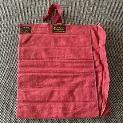 ALVIN Plata Esterlina Paño Antideslustre 7 Ranuras CUCHILLOS DE POSTRE Rollo Bolsa Fieltro Foto 1 de 4