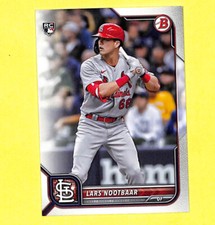 2022 Bowman #64 Lars Nootbaar Rookie RC Card Cardinals