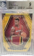 2015-16 Select Swatches Miami Heat Chris Bosh Gold Prizm #8/10