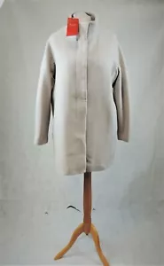 Pure Collection Cashmere Blend Swing Coat Willow Grey UK 14 RRP £299 LN022 AG 01 - Picture 1 of 5