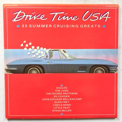 Drive Time USA Vinyl 2LP Rock Compilation - Eagles, Lynyrd Skynyrd, The Cars - Image 1 of 4