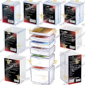 Pokémon Karten ULTRA PRO Klapp-Und 2-Teilige Schiebeboxen Aus Kunststoff Für TCG - Bild 1 von 74