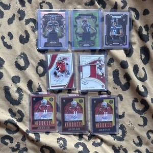 JAXON SMITH-NJIGBA PRIZM SILVER Jersey Patches And 5 Autos! - Picture 1 of 23