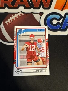 2024 Panini Donruss Jared Wiley Rated Rookie Kansas City Chiefs - Picture 1 of 2