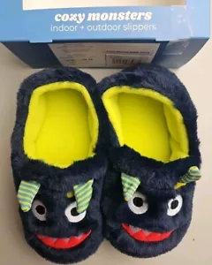 Piccoli Totes Mostri Accoglienti per Bambini. Blu. Taglia 11 - 12. Pantofole da interno esterno - Foto 1 di 6