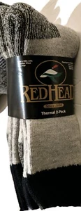 REDHEAD Brand Finest Merino Wool Blend Socks, Size Large, USA,  4 Pair - Picture 1 of 4