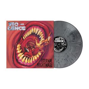 VIO-LENCE 'Eternal Nightmare' LP Vinyle marbré noir blanc - Nouveau et Scellé