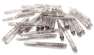 Dartschäfte Dart Schäfte Polycarbonat klar Glimmer 10 Sets / 30 Stück Packung 47mm - Bild 1 von 8