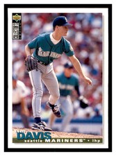1995 Collector's Choice #281 TIM DAVIS Seattle Mariners ~D3B