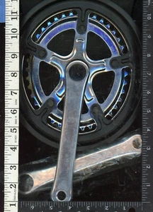 NOS BLACK & CHROME 15 speed front bike sprocket NEVER USED BICYCLE PART - Picture 1 of 4