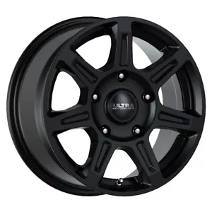 ULTRA 450 Toil Van 16X6.5 5X130 ET+45 Satin Black w/ Satin Clear Coat (Qty of 1) - Picture 1 of 2