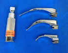Foregger Laryngocope Handle and Blades, Sizes: Mac 4, Mac 3, Mac 1