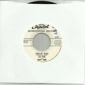 LES PAUL & MARY FORD "STROLLIN' BLUES" 45 - Picture 1 of 1