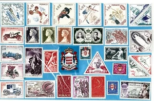 PLANCHE de 30 TIMBRES MONACO . NEUF.  - Imagen 1 de 1