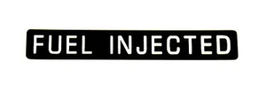 FUEL INJECTED EMBLEM - Picture 1 of 1