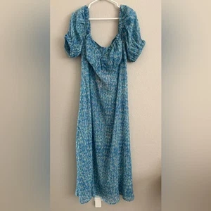 Spitzenkleid Pfauenwald Milchmädchen Cottagecore Coquette Feminin 1X Neu - Bild 1 von 13