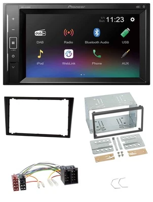Pioneer DAB MP3 2DIN Bluetooth USB Autoradio für Opel Combo C Vivaro Corsa C Ome - Bild 1 von 4