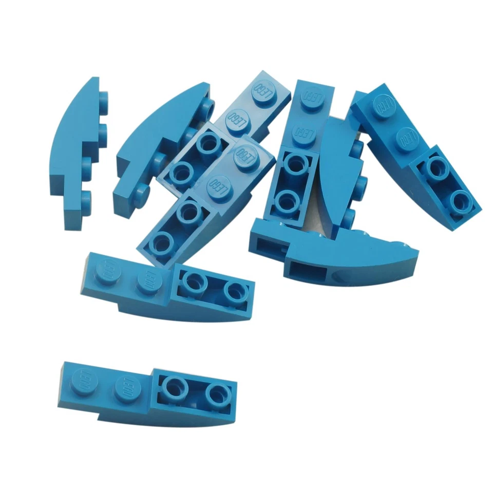 LEGO BULK Black Curved Slope 1x4 Inverted #13547