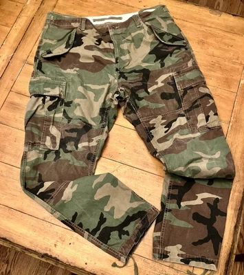 Mens Polo Ralph Lauren Surplus Division Utility Camo Cargo Army pants 36x32(30) - Image 1 of 4
