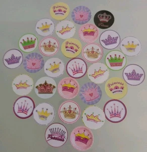1" Card Stock Craft Circles Cowgirl Theme Bottle Caps 32 Count New #8 - Picture 1 of 4