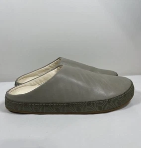 Olukai Mens Hamani Leather Slip-on Mules Mist Sz 13 Comfort Casual Versatile - Picture 1 of 17
